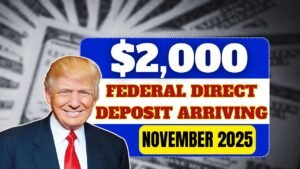 $2,000 Federal Direct Deposit Arriving This November 2025 – Check If You’re Eligible!
