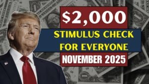 $2,000 Stimulus Check in November 2025? Here’s the Truth Behind the Viral Claim