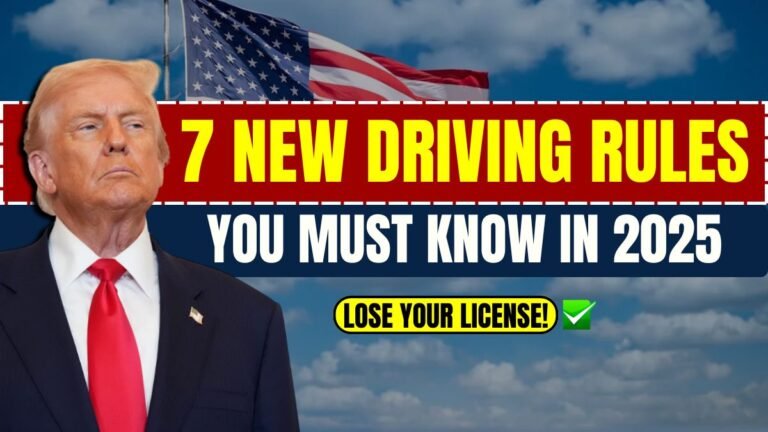 7 New Driving Rules You Must Know in 2025 — Ignore Them and Lose Your License!