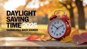 Daylight Saving Time 2025 – Clocks Will Fall Back Sooner This Year