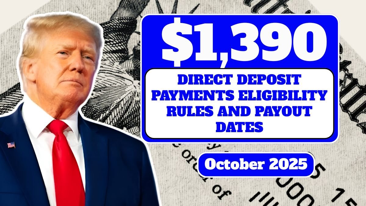 October 2025 Direct Deposit: $1,390 Payment Schedule and Eligibility Explained