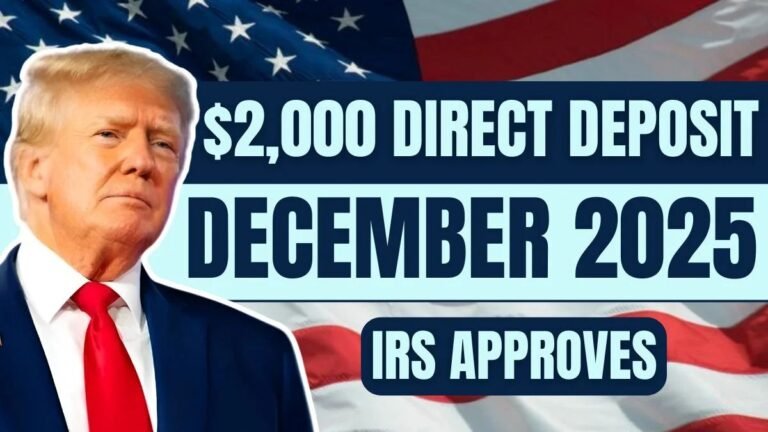 IRS Approves $2,000 Direct Deposit for December 2025 – Eligibility, Payment Dates & Full Claim Guide (1)