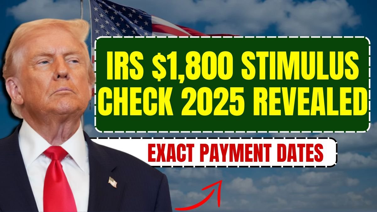 IRS $1,800 Stimulus Check 2025 REVEALED: Eligibility Shock, Exact Payment Dates & Scam Warnings Inside!